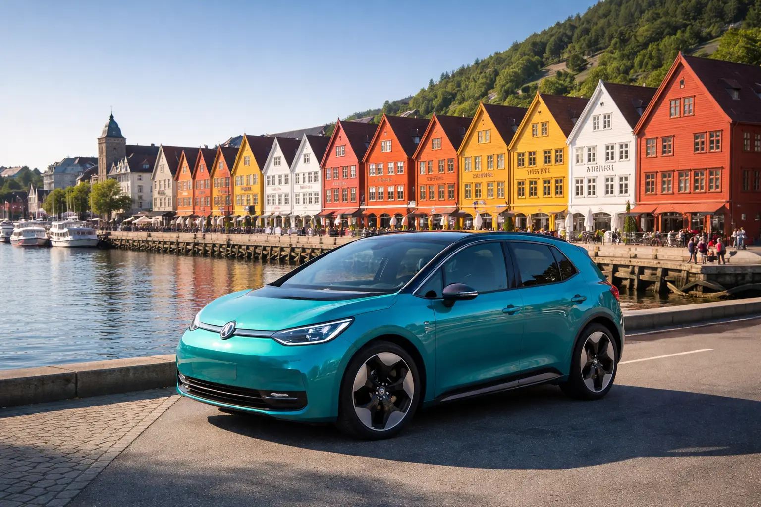 Kompakter Mietwagen fur urbane Fahrten in Norwegen